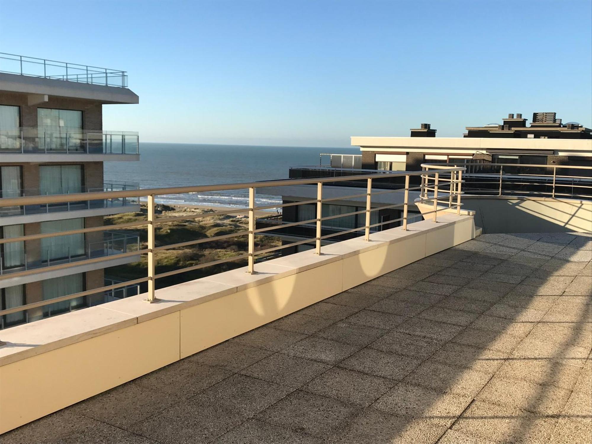 Duplex Penthouse Super Zeezicht Apartment De Panne Exterior photo